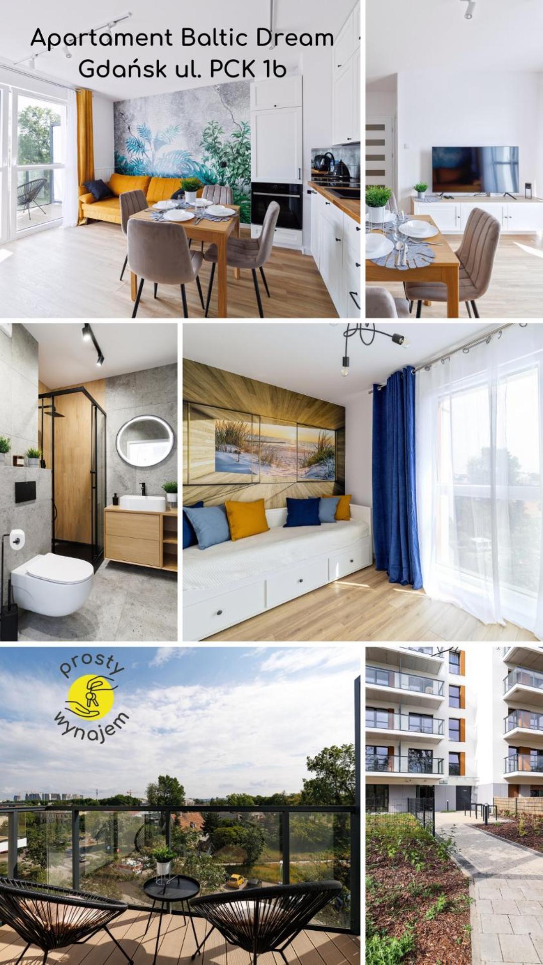 Apartament Baltic Dream Prostywynajem Gdansk Brzezno Exterior foto